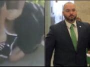 Prior history: NYPD cop suspended in Queens boardwalk chokehold arrest of black man David Afanador NYPD Officer