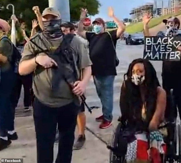 Garrett Foster Austin BLM protester