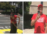 Martinez residents defacing BLM mural