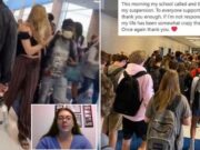 Georgia student who shared photos of packed hallways getting threats