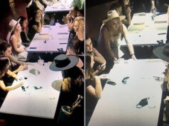 Nashville Bachelorette party guest coughs on worker