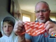 Ian Golba Hooters face mask