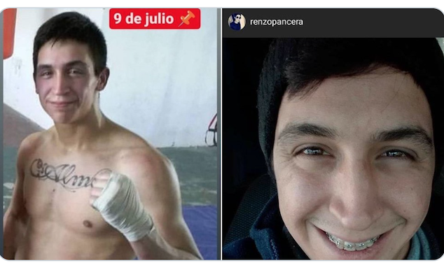 Renzo Pancera Argentinian amateur boxer 