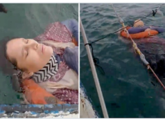 Angelica Gaitan Colombian woman found out at sea.