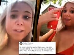 Texas Tech University student COVID video