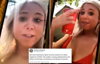 Texas Tech University student COVID video