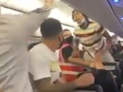 Watch: Spirit Airlines female passenger tasered refusing to wear face mask Nyasy Veronique Payne Spirit Airlines female passenger