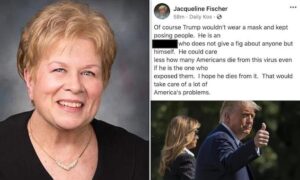 Jacqueline Fischer: Maryland BOE member Trump COVID death post