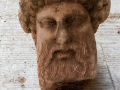 Ancient Greek God Hermes bust found