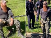 Justin Dunn armed Trump supporter