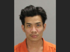 Clayton County man burns mom house
