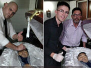 Murdered? Funeral worker fired over Maradona coffin selfie claudio fernández maradona photos