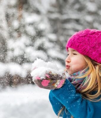 Kids winter vacation dressing