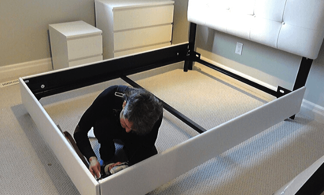 Disassembling furniture items when moving