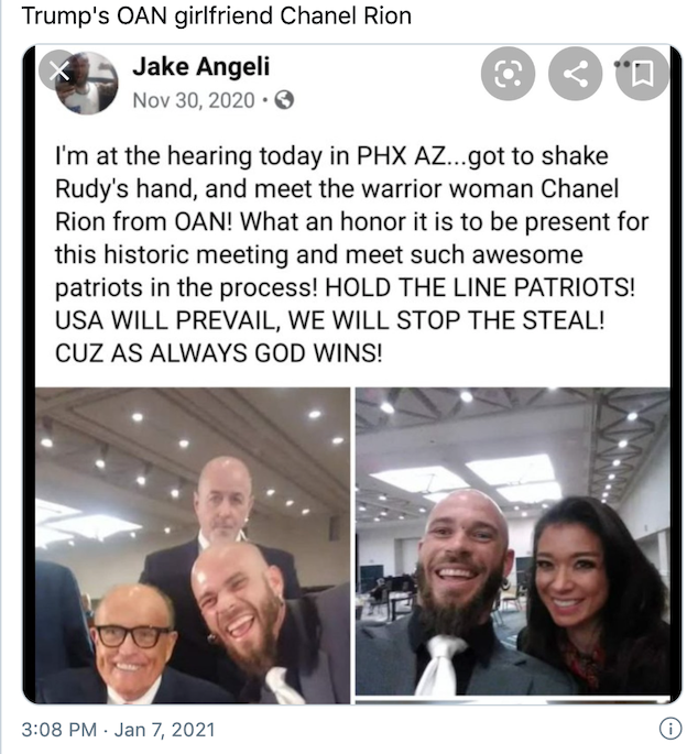 Jake Angeli QAnon Shaman Arizona Trump supporter