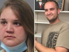 Brittany Carlson and Nicholas Tracy,