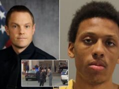 Officer Jeffrey Wittstruck and Kenya Lamont Jenkins Jr.