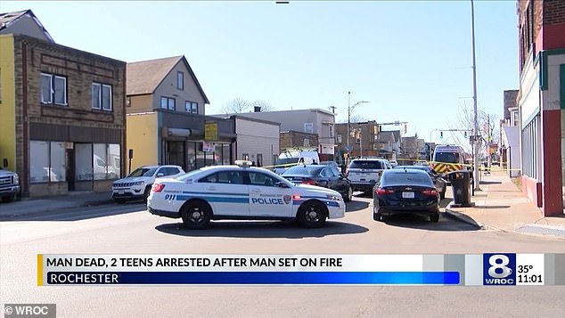 Steven Amenhauser Rochester man set on fire