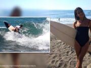 Katherine Díaz Hernandez El Salvador surfer struck by lightning