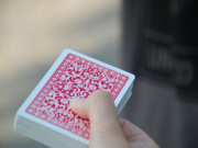 Deck of Card Tricks during downtime