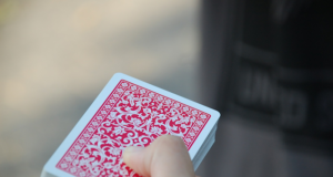 Deck of Card Tricks during downtime