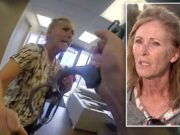 Galveston, TX woman, arrested refusing to mask up or leave bank Terry Lynn Wright Texas City Office Depot anti mask arrest