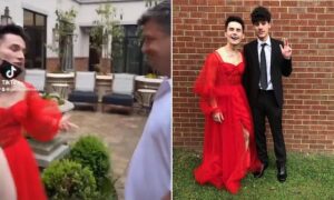 Sam Johnson VisuWell CEO fired harassing Dalton Stevens wearing dress