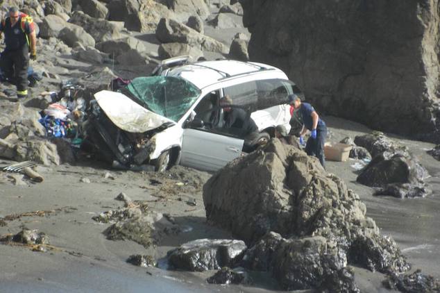 bodega bay cliff crash