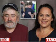 Jim Wilson Rigby janitor and Krista Gneiting Rigy math teacher