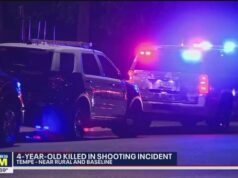 4 year old Tempe Arizona girl accidentally shoots self dead