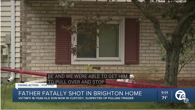 18 year old Brighton Michigan man shoots father dead