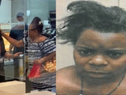 Woman attacks Ohio McDonalds worker refusing to mix slushie flavors Cherysse Cleveland Ohio McDonald's customer