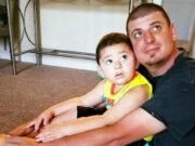 San Jose dad says mom who killed 7 yr old special needs son is not a bad mom during vigil Nicholas Husted San Jose Ca