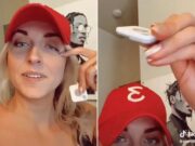 Texas woman finds Tracker Tile in Bag TikTok post not belonging to her Sheridan Ellis TikTok tracking device