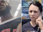 Walmart Karen falsely accuses black man of stealing sons phone Liz de la Torres Kaiser aka Walmart Karen