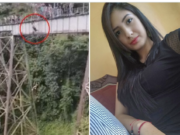 Yecenia Morales Colombian bungee jumper