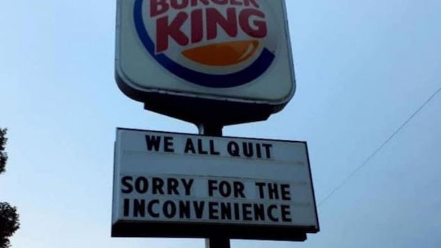 Rachel Flores Nebraska Burger King worker quits