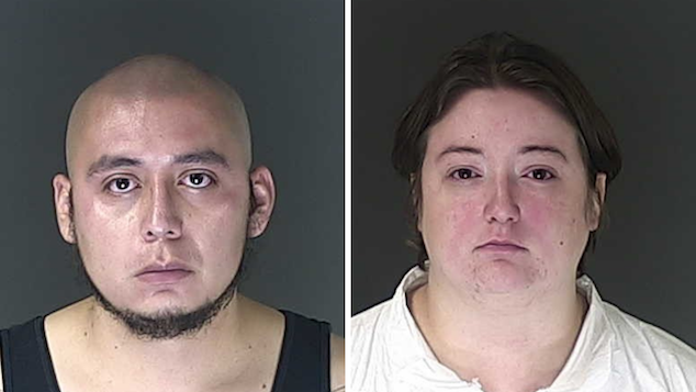 Carlos and Ashlynne Perez Colorado parents charged 4yr old son's accidental shooting death