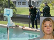 Florida woman goes skinny dipping in strangers pool, refuses to leave Heather Kennedy skinny dipping
