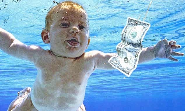 Nevermind baby suing Nirvana album cover