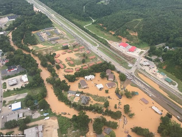 Nashville Tennessee flash flooding