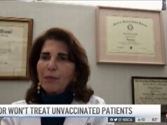 South Miami doctor refuses to treat unvaccinated patients.