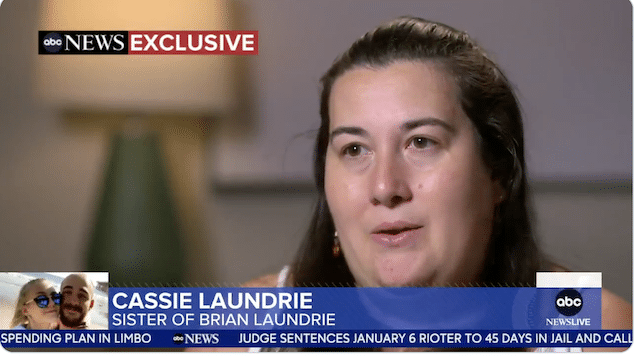 Brian Laundrie sister Cassie Laundrie Good-Morning America GMA interview