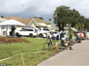 Brian Laundrie neighbors rent out front yard