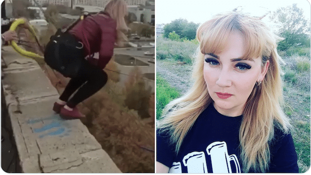 Yevgenia Leontyeva Kazakhistan woman falls 80ft to her death in botched bungee jump in Karaganda