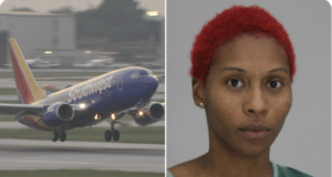Arielle Jean Jackson Southwest Airlines passenger arrested