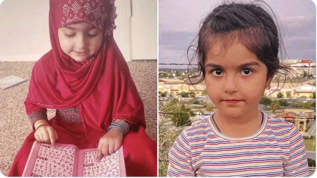 Lina Sardar Khil missing Afghan refugee 3 year old girl