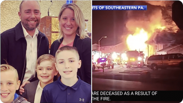 Eric King Quakertown Christmas tree fire kills dad & two sons