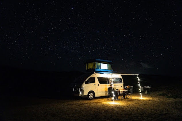 Renting a RV travel trip