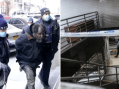 Martial Simon homeless man pushes Asian woman to her death at Times Sq subway station